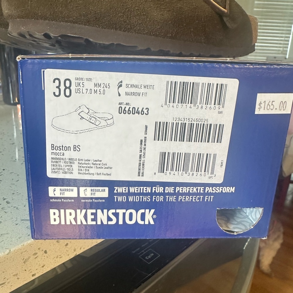 Birkenstock Boston Clogs in Brown-NWT